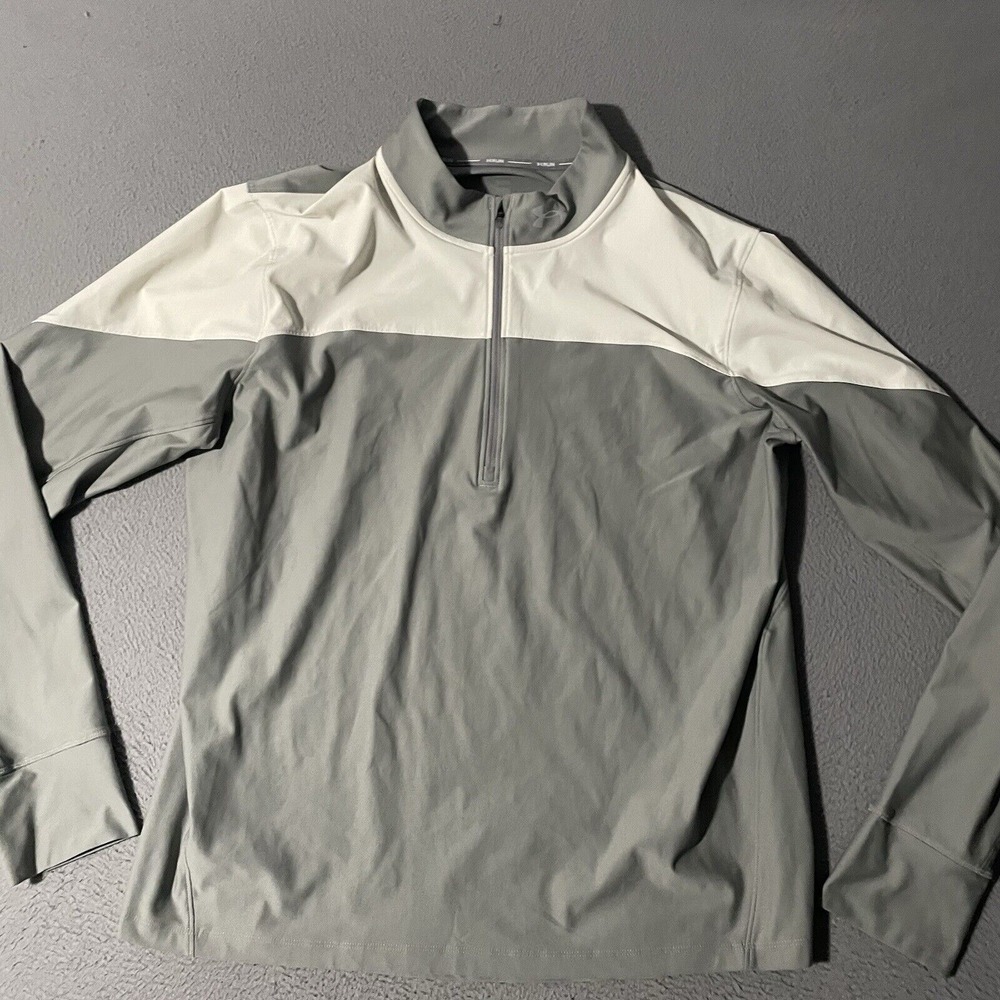Under Armour UA Run Long Sleeve 1/2 Zip Lightweight Jacket Gray Women XXL